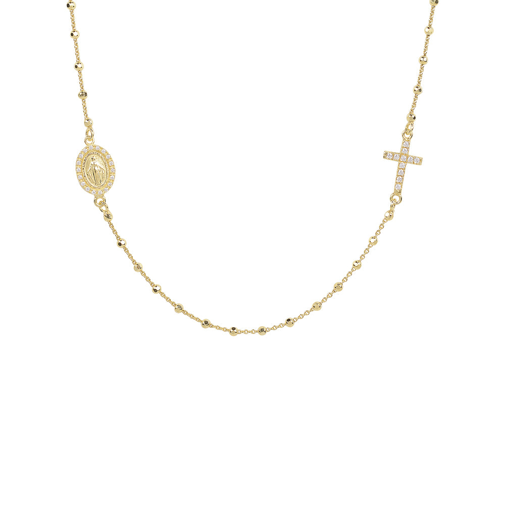 Julia Rosary Necklace - Gisele Collection product image