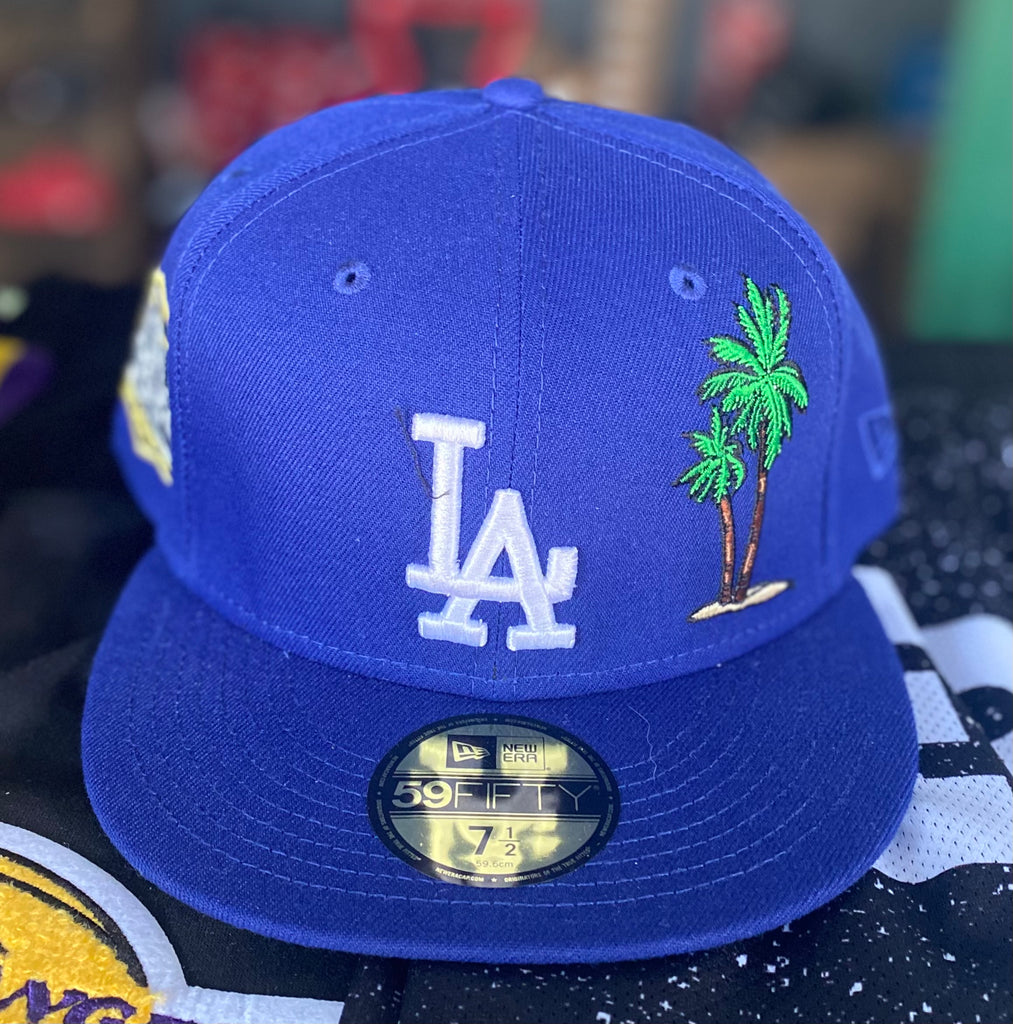 new era los angeles dodgers royal icon 59fifty fitted hat