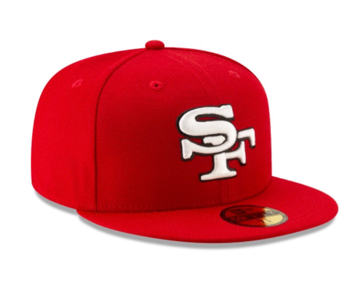 san francisco 49ers logo elements collection 59fifty fitted cap