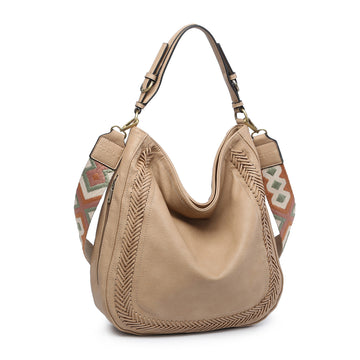 Whipstitch Hobo Crossbody, 2 Colors