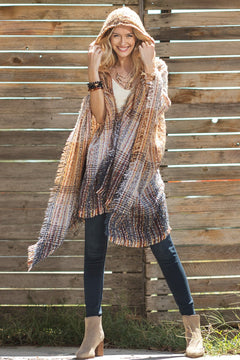 Tahoe Knit Hooded Ruana