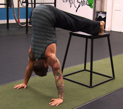 Elevated pike push up