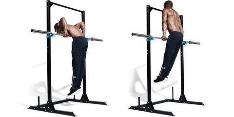 Straight bar dips