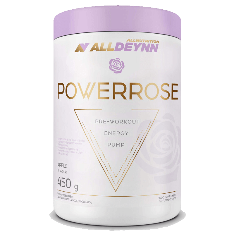 Alldeynn | Powerrose | Smaak: Bubble gum | 450 gram | Pre work-out | vrouwen | supplement | energy | herstel | focus | kracht | snel herstel |Uithoudingsvermogen | betere prestatie