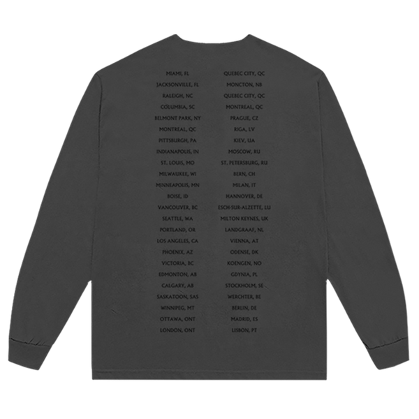 Mercury World Tour Dateback Long Sleeve T Shirt Imagine Dragons Official Store