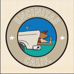 ENCINITAS ~ CALIF ~ TAILGATE SURF GREM ~ 6x6