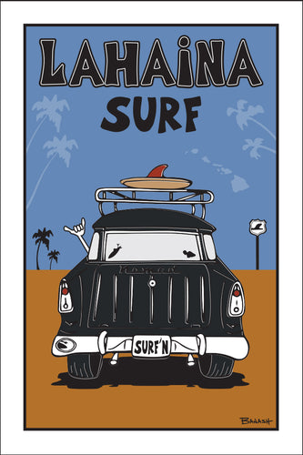 LAHAINA SURF ~ SURF NOMAD TAIL ~ SAND LINES ~ 12x18