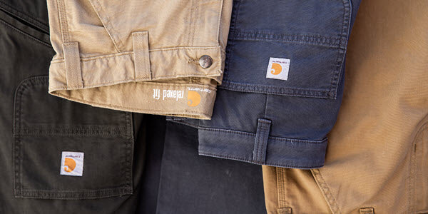 Carhartt Canvas and Denim Work Pants at Dave's New York