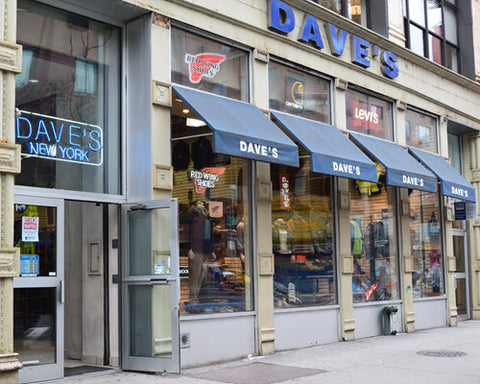 Dave's New York retail storefront
