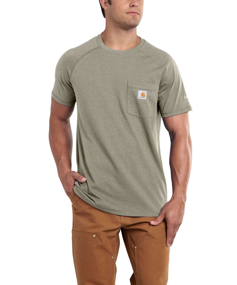 Carhartt Force™ Cotton Short Sleeve T-Shirt - Greige Heather — Dave's ...