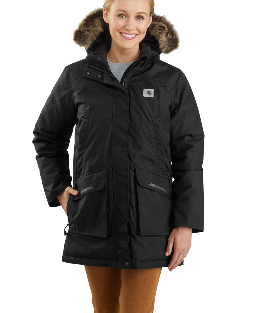 Carhartt Women's Yukon Extremes Insulated Parka - Black — Dave's New York