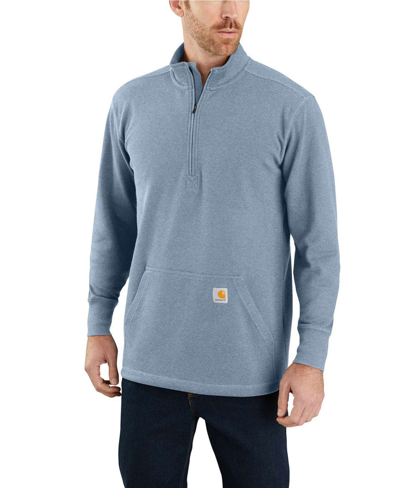 Carhartt Men's Half-Zip Thermal Shirt - Alpine Blue Heather — Dave's ...