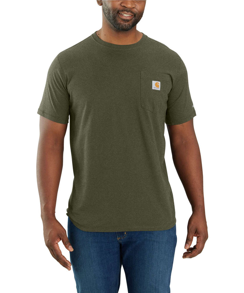Carhartt Force Short-Sleeve Pocket T-Shirt - Basil Heather — Dave's New ...