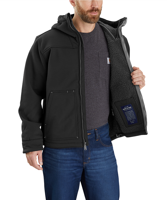 Carhartt Men's SuperDux Sherpa Lined Active Jacket - Black — Dave's New York
