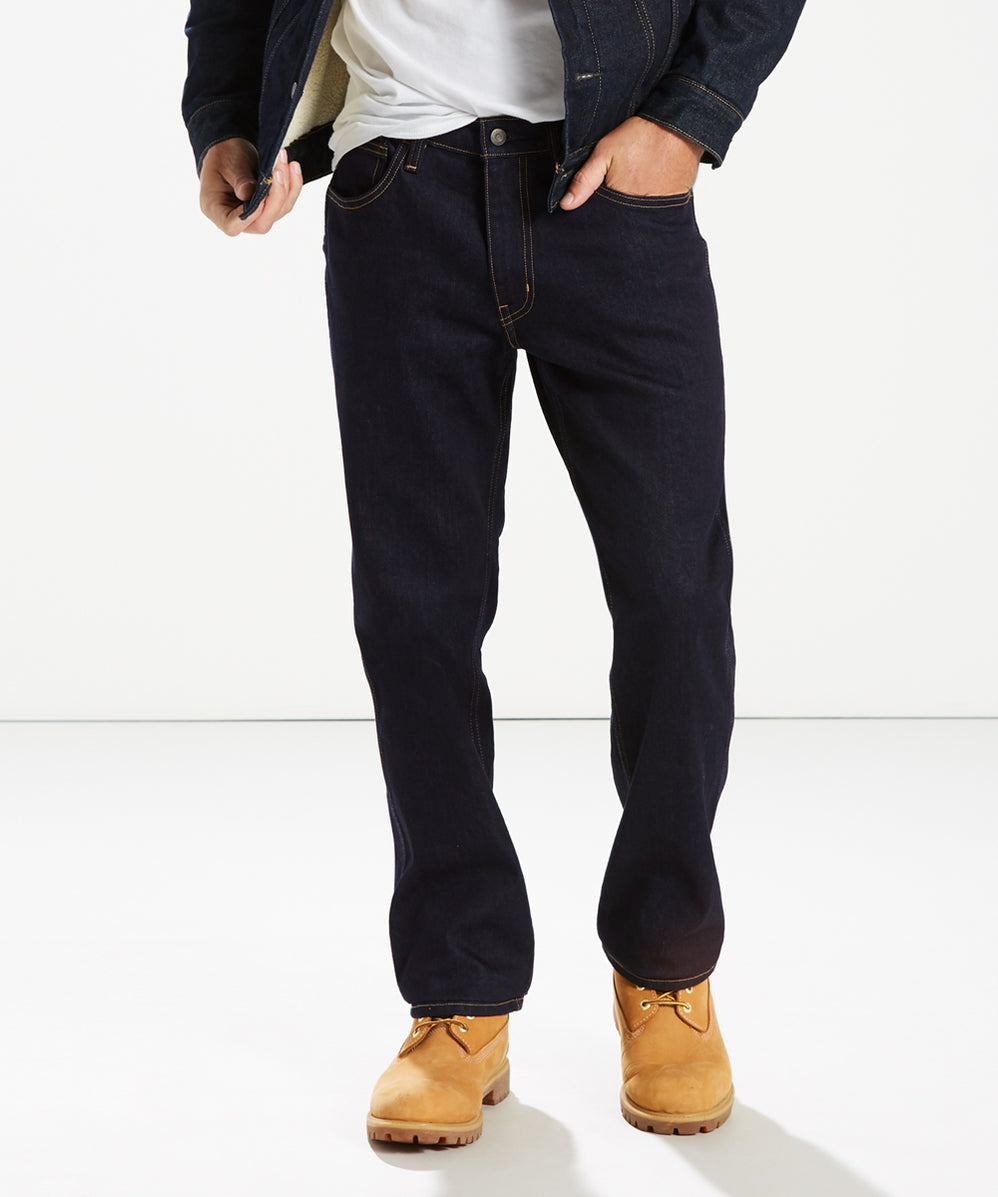 Levi’s Men's 505 Regular Fit, 5-Pocket Workwear Jeans - Indigo Rinse ...