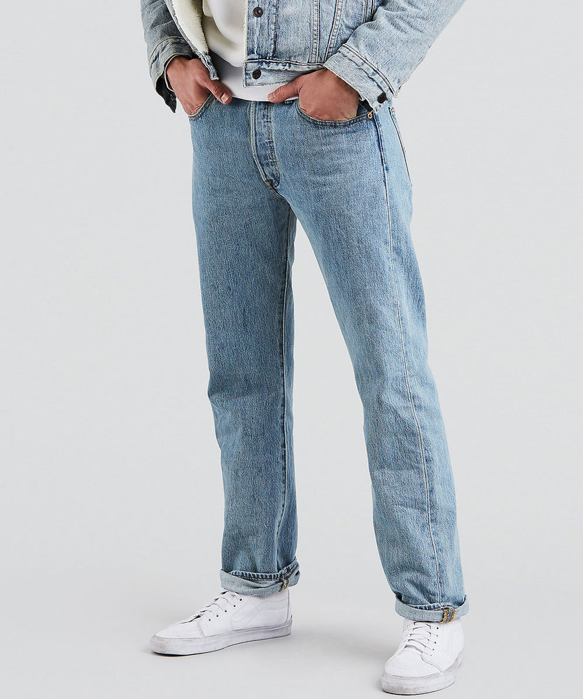 levi's 501 original straight jeans stonewash