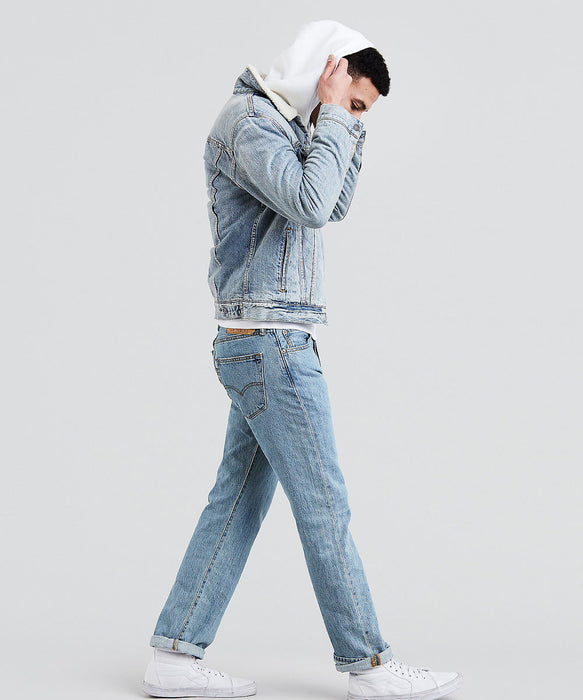 levi's 501 original straight jeans stonewash