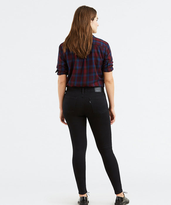 levi's 710 super skinny jeans black