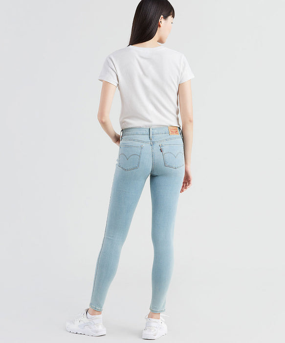 levi's 710 super skinny light blue