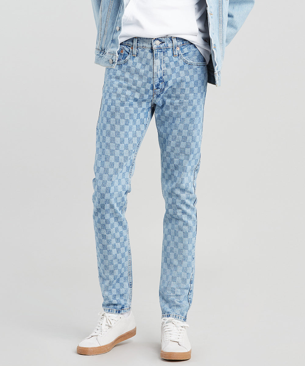 levi's checkered jeans