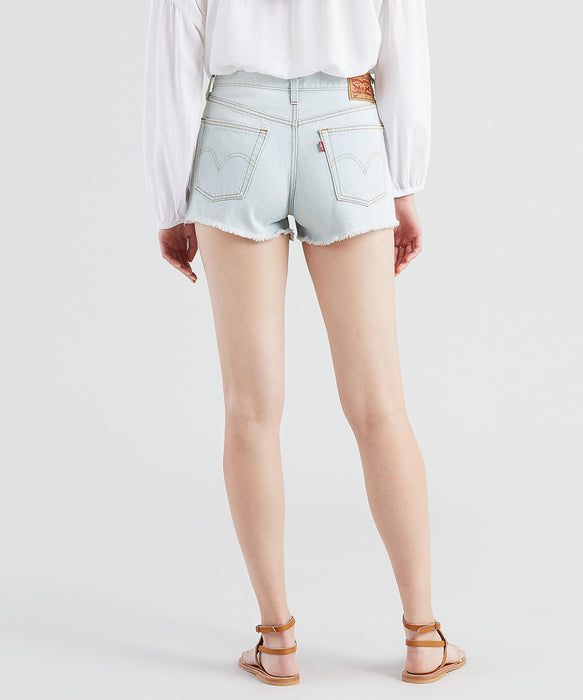 levi jean shorts womens