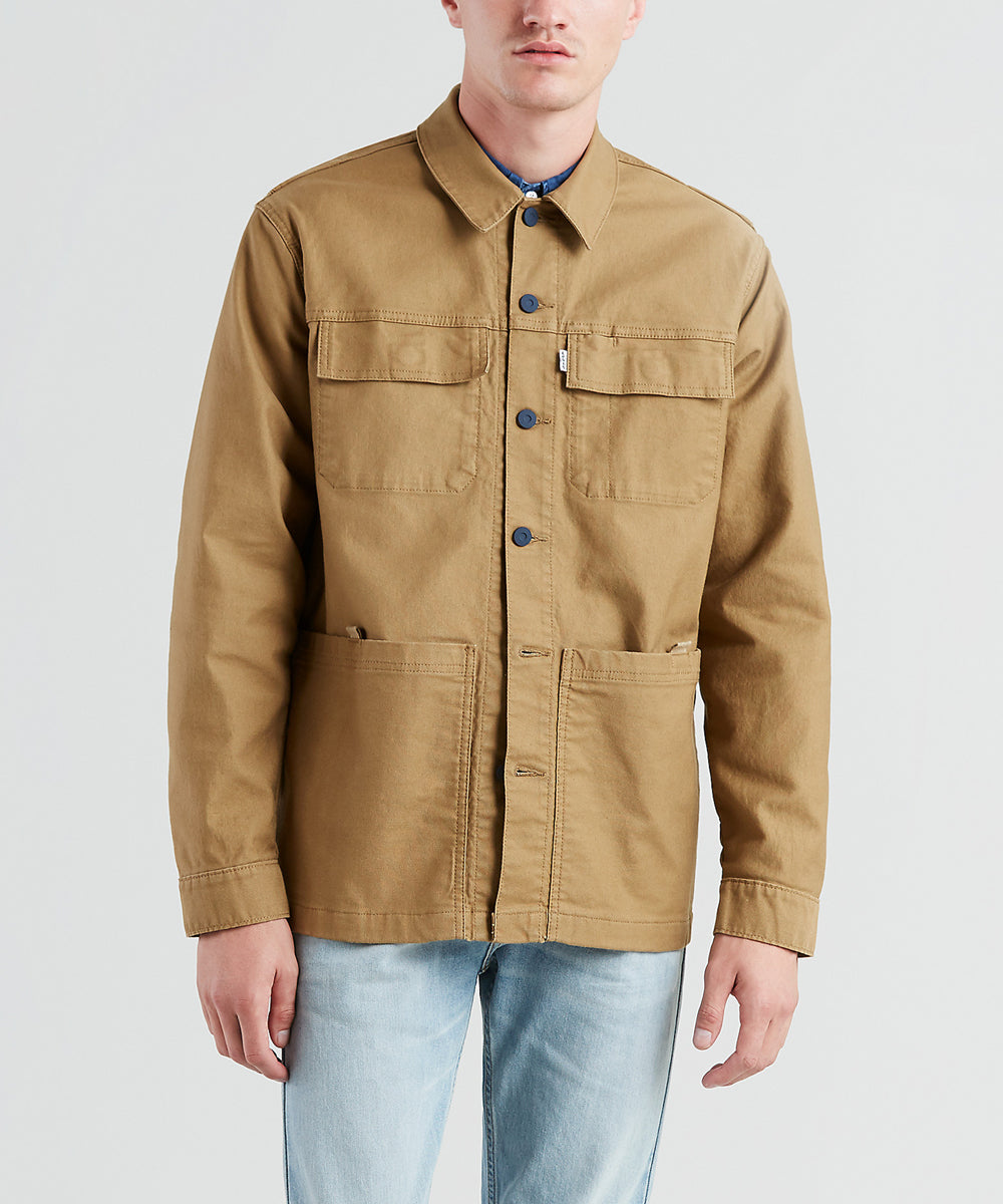 levi canvas trucker jacket