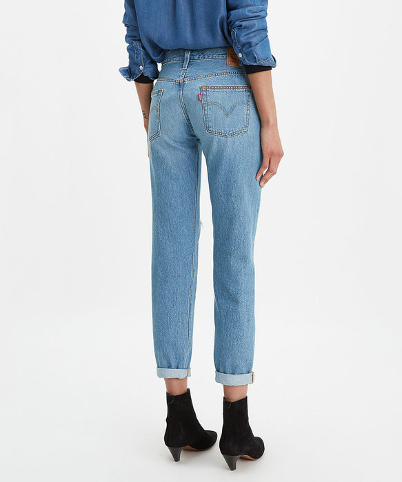 levi's 501 tapered high rise jean