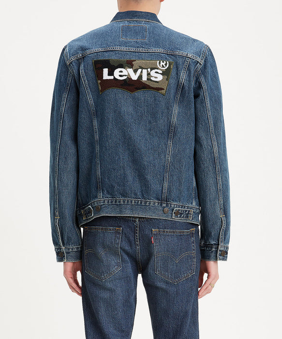 levi's denim trucker jacket mens