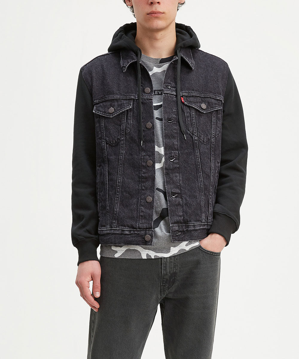 levi's trucker jacket with hood