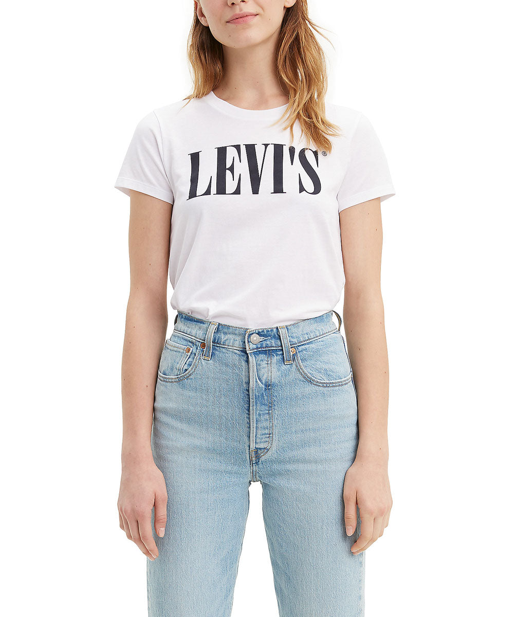 womens white levi's t shirt