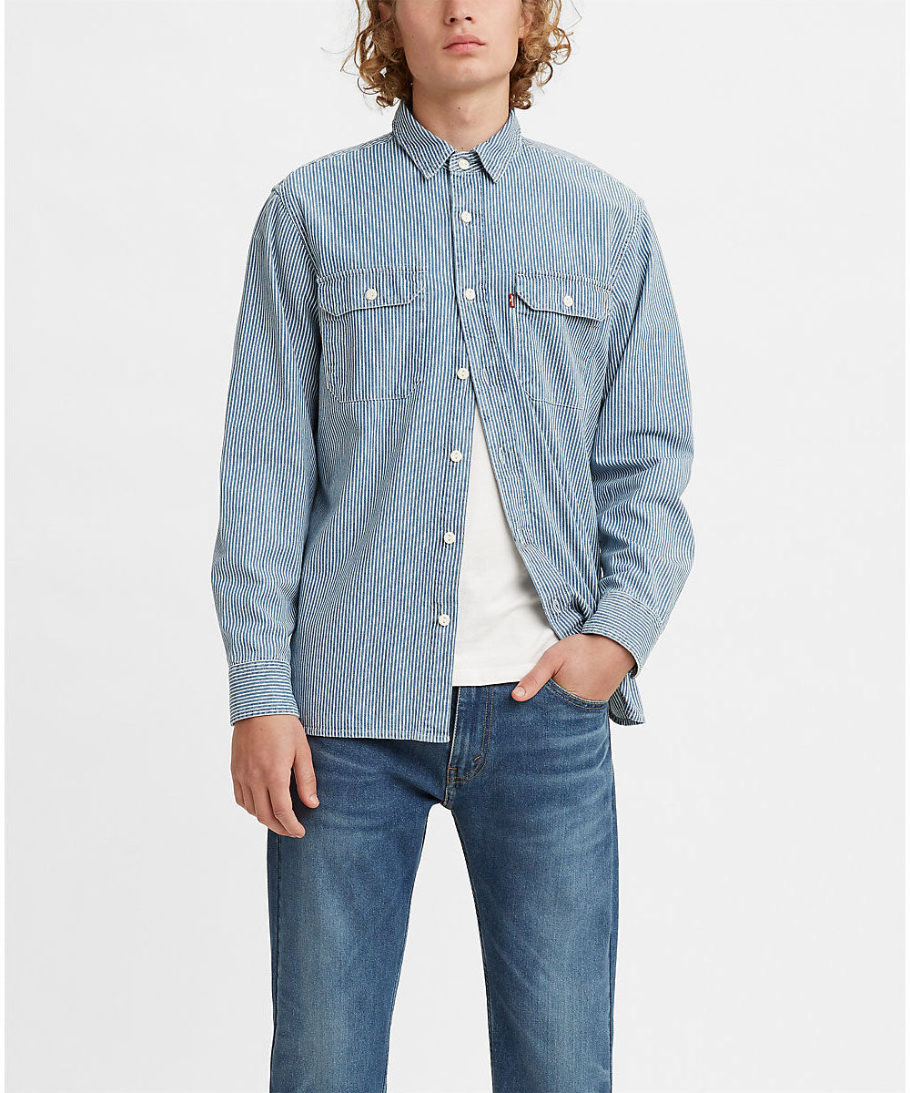 Levi's Men's Classic Worker Shirt - Hickory Stripe — Dave's New York