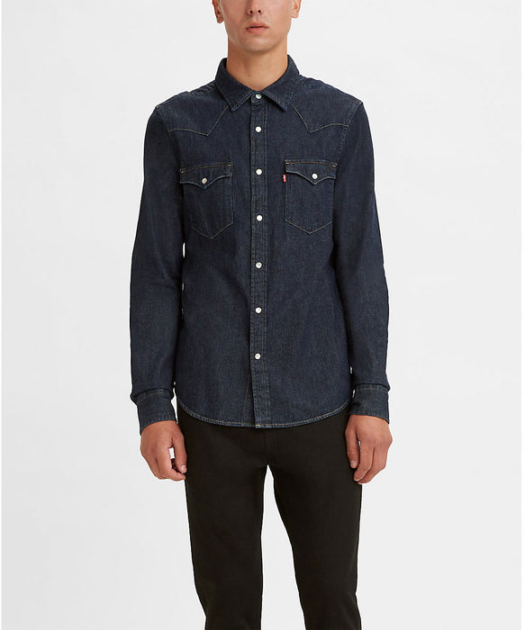 Levi's Men's Classic Standard Denim Western Shirt - Rinsed Denim — Dave's  New York