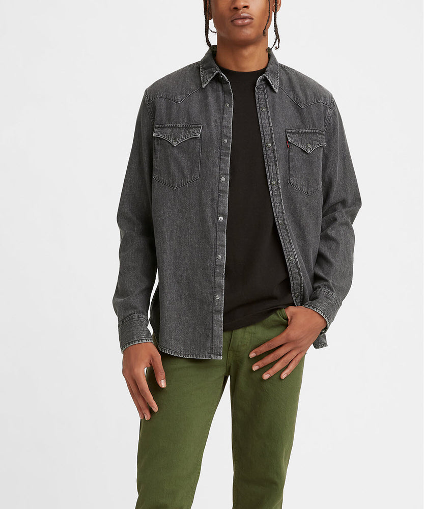 Levi's Men's Classic Standard Denim Western Shirt - Clean Washed Black —  Dave's New York