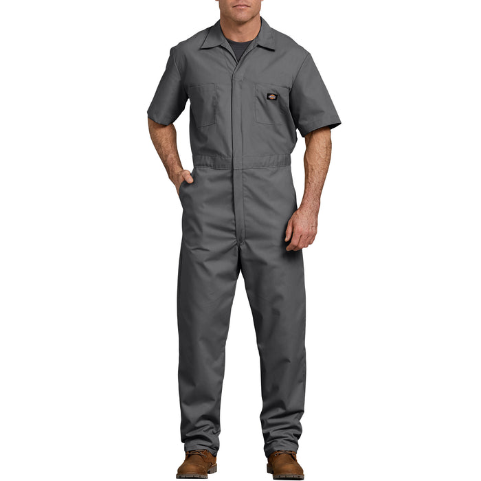 Dickies Men's Short Sleeve Coverall Grey — Dave's New York