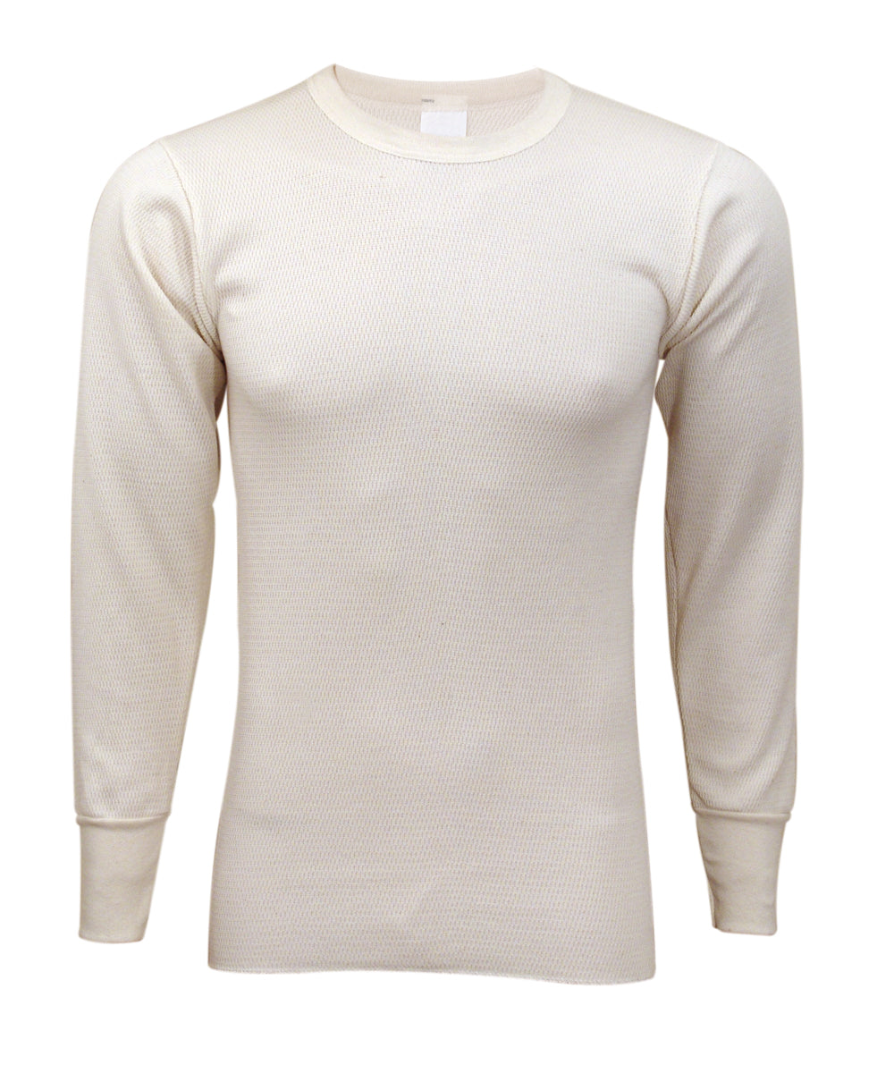 Indera Men's Cotton Expedition Weight Thermal Shirt (model 890LS) - Na —  Dave's New York