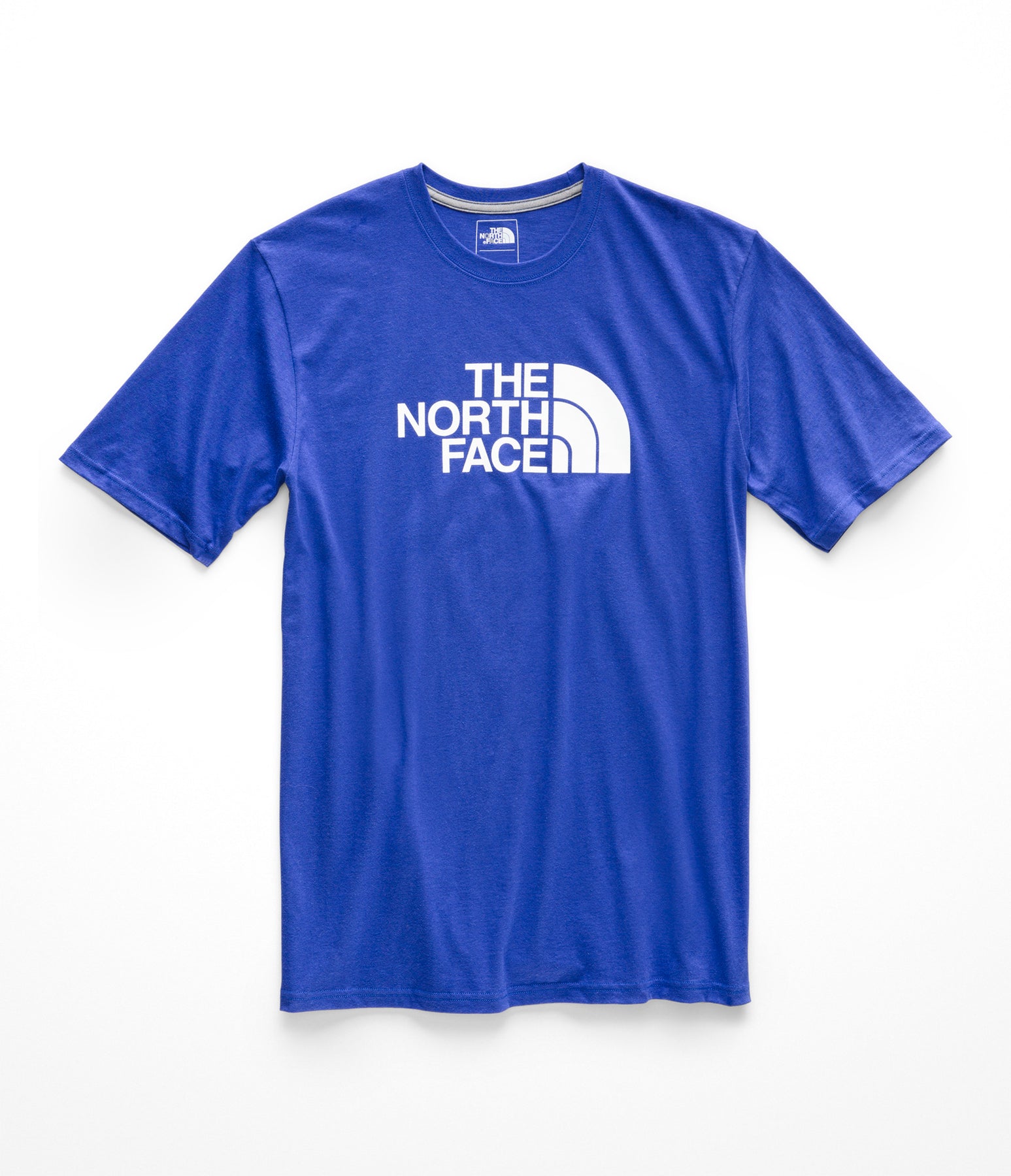 the north face blue t shirt