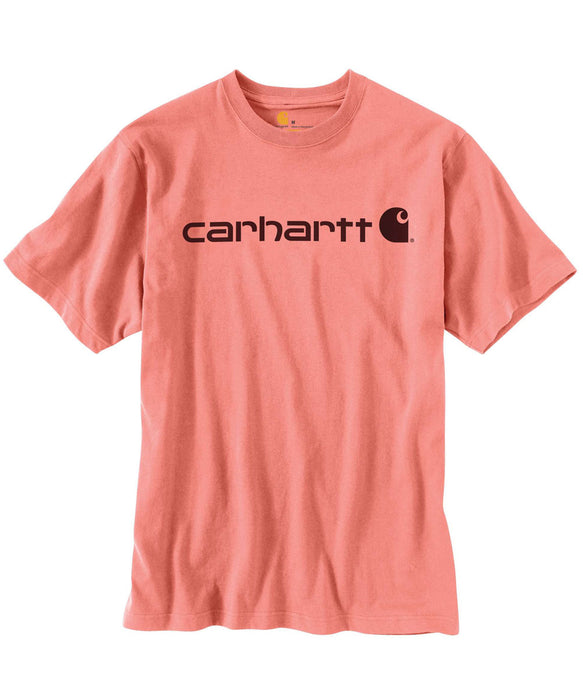 Carhartt K195 Signature Logo T-Shirt - Coral Haze — Dave's New York