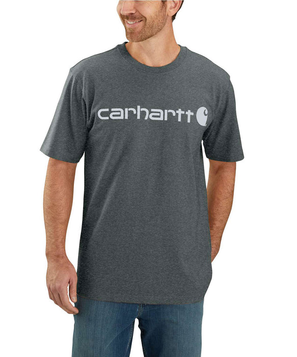 Carhartt K195 Signature Logo T-Shirt - Elm Heather — Dave's New York