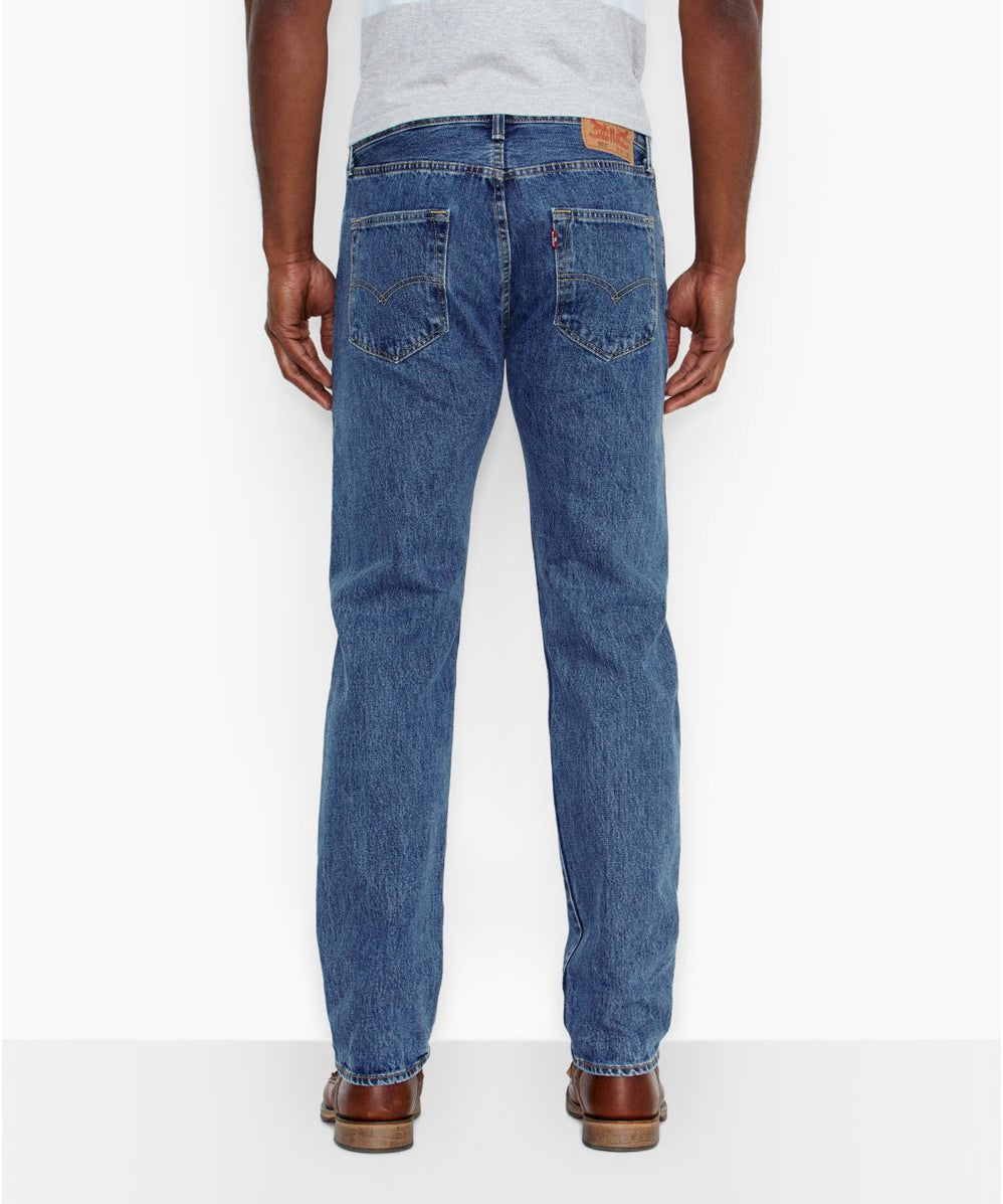 Levi 501 Original Fit Button Fly Jeans – Medium Stonewash — Dave's New York