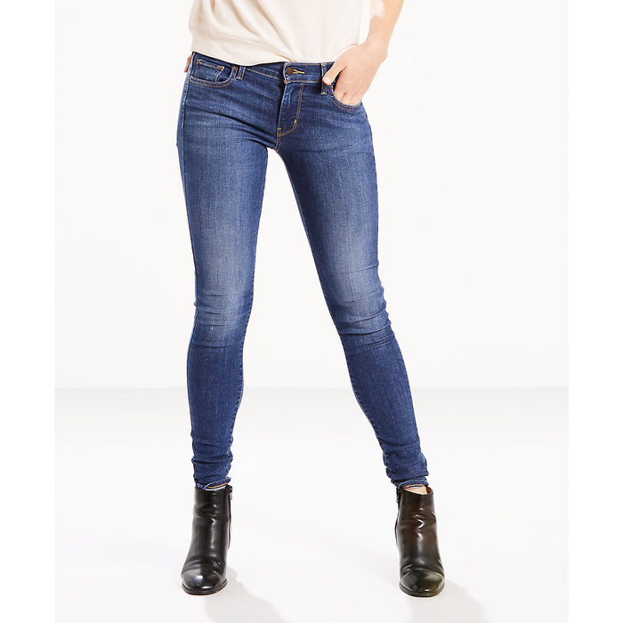 levi 710 super skinny jeans - white