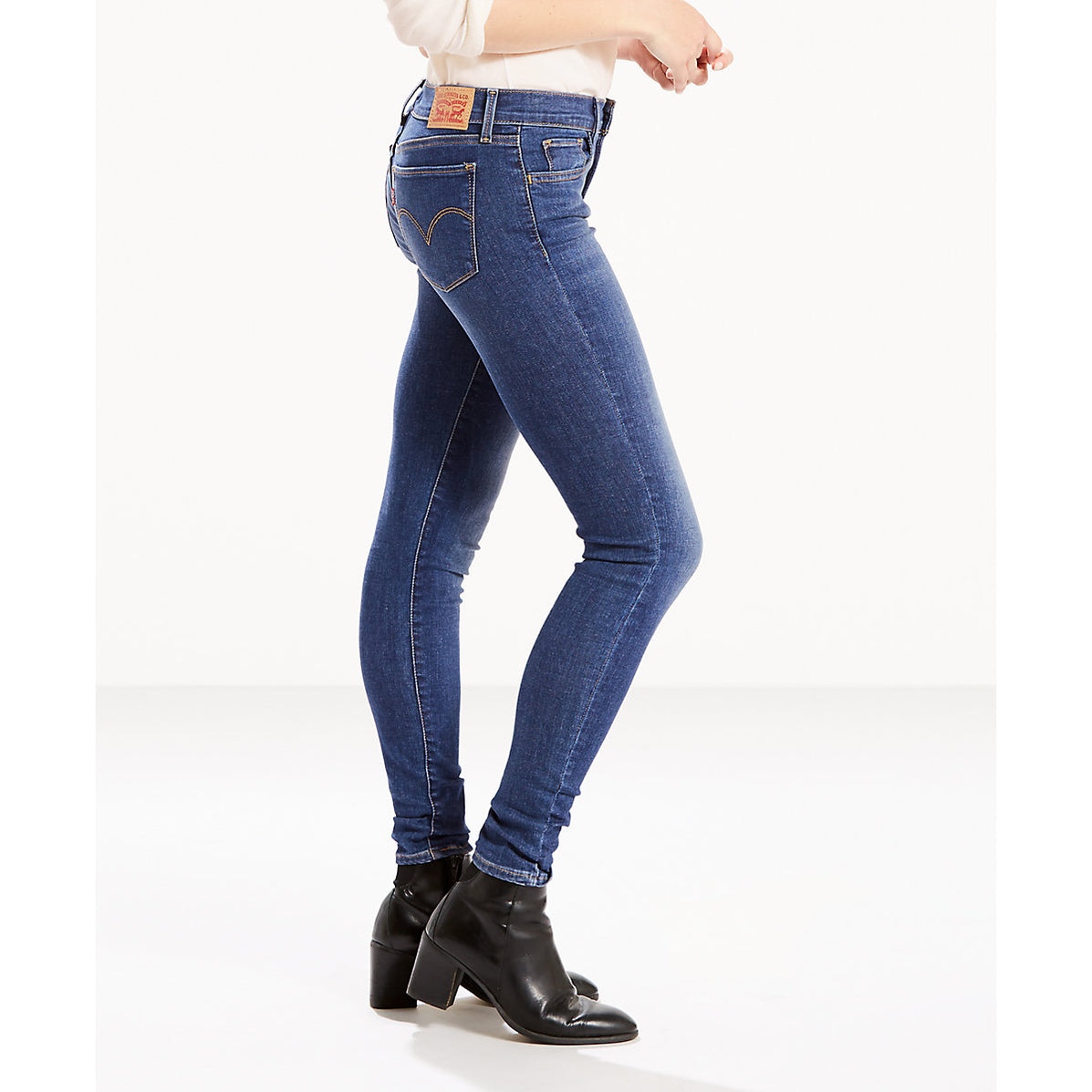 Levis Womens 710 Super Skinny Jeans Frolic Blue — Daves New York 0422