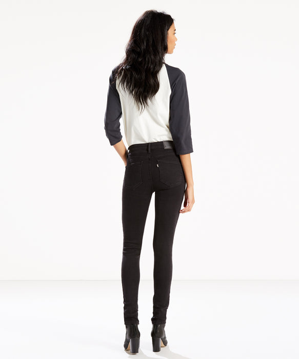 Levi's Women's 721 High Rise Skinny Jeans - Soft Black — Dave's New York