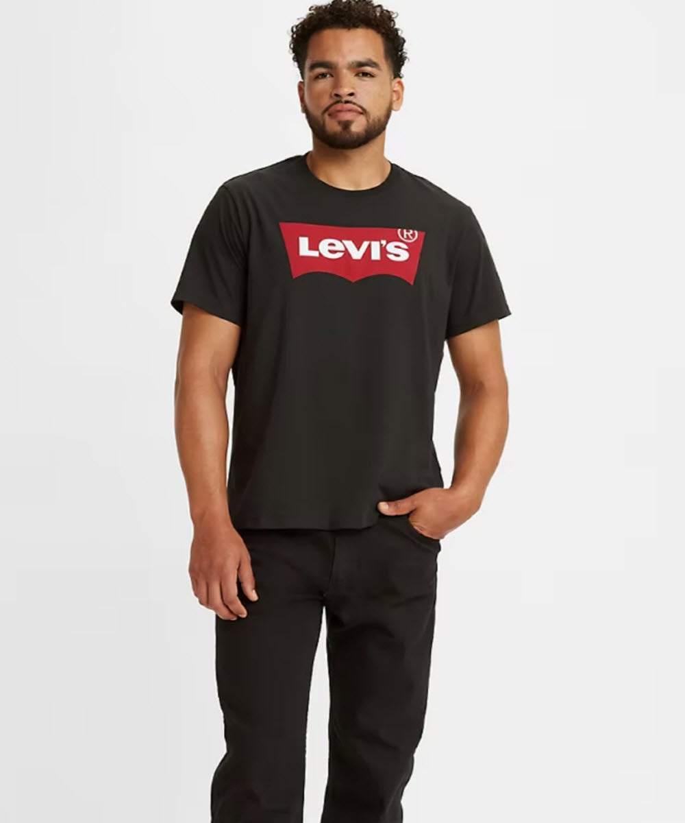 Levi's Men's Batwing Logo T-shirt - Black — Dave's