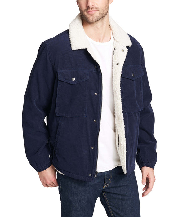 corduroy sherpa jacket mens