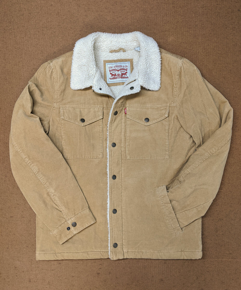 levi's corduroy sherpa trucker jacket