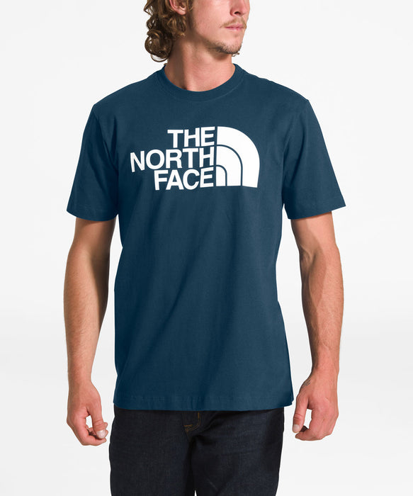 north face t shirt blue
