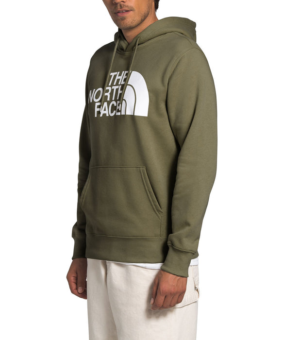 army green north face hoodie