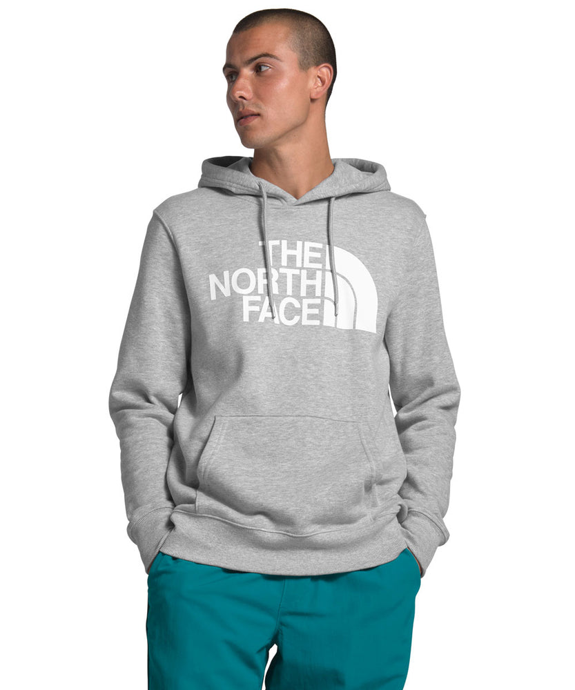 grey north face hoodie mens