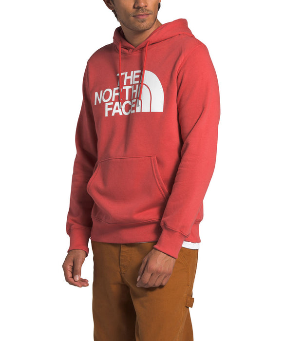 red north face hoodie mens