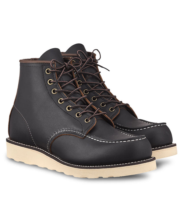 black red wing work boots